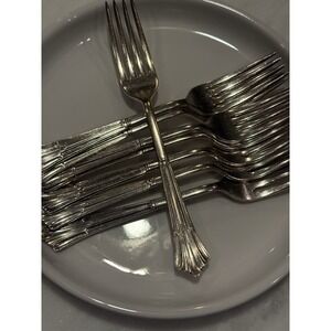 Antique Santa Fe‎ Railroad Dining Car Dinner Fork Place Setting Utensil Vintage